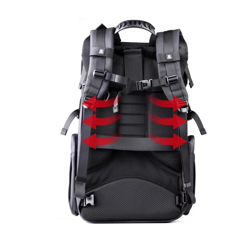 HGLRC FPV Drone Backpack Case Shoulder Bag for 36cm/26cm/53cm, black