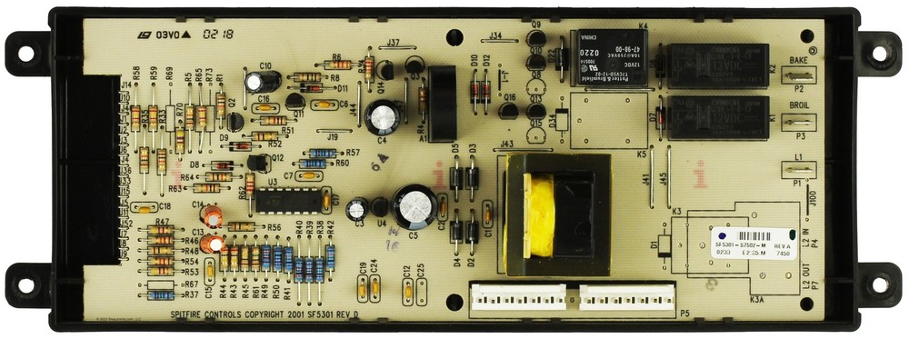 Electrolux Oven 316207502 Electronic Clock Timer, Black Overlay