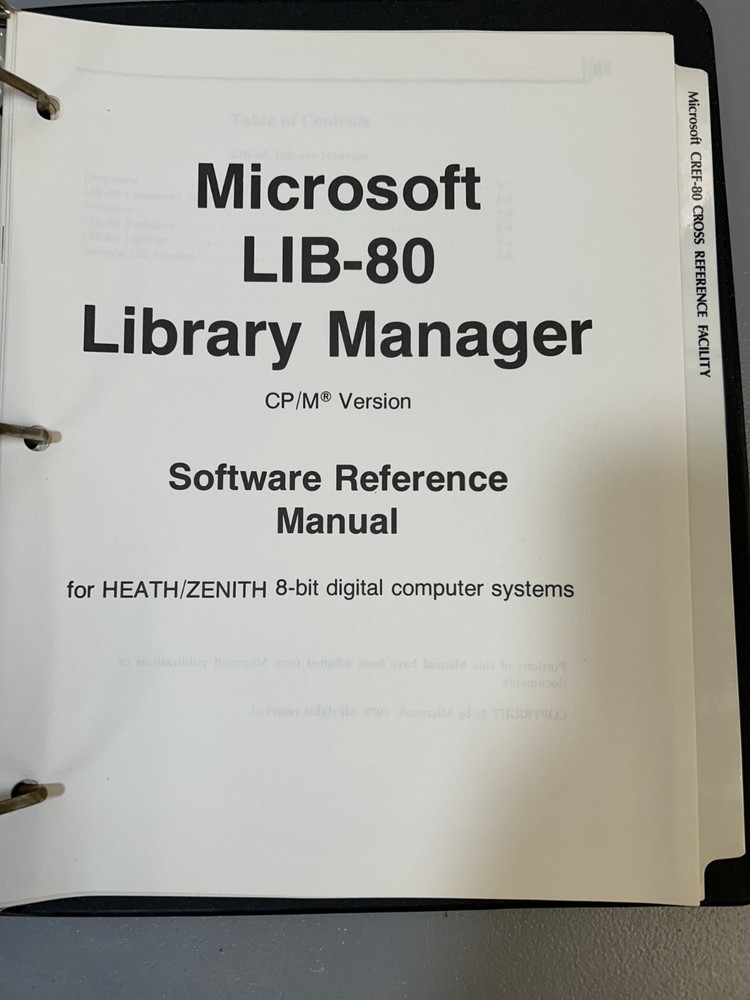 Zenith Basic Compiler CP/M