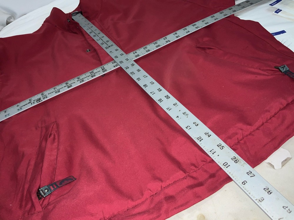 Sun Mountain Golf Rain Wind Pullover M Men Red Poly ½ Zip Stormtight YGI L0-521