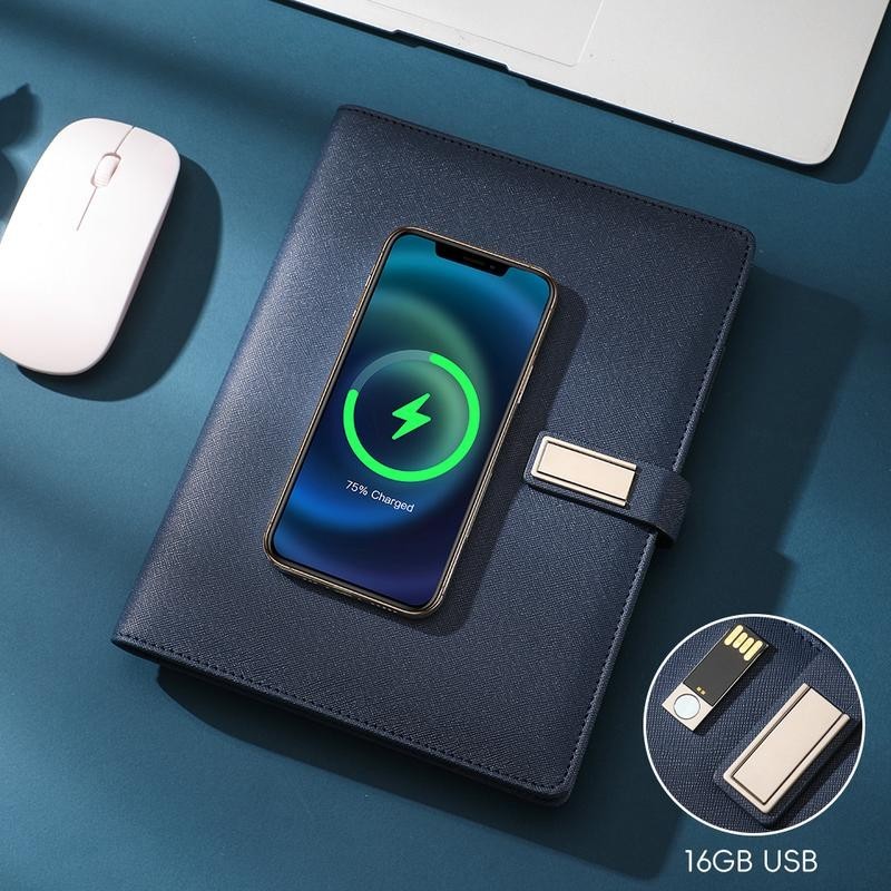 Office Business Charging Notebook Multifunconal Wireless Charging Notepad
