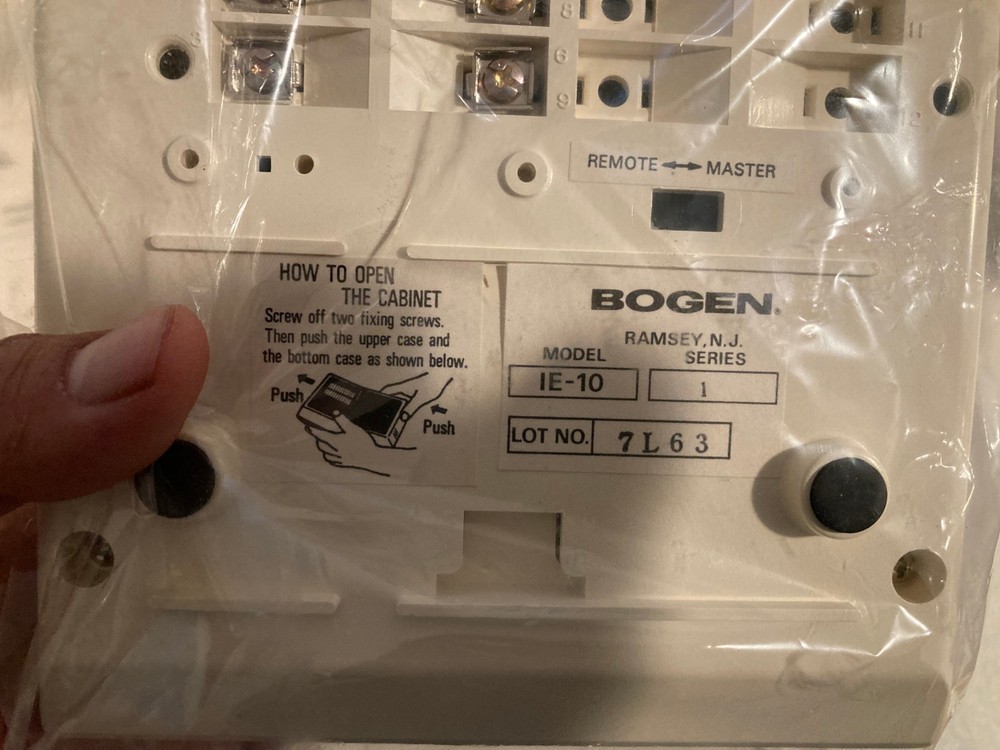 Bogen Model IE-10 Industrial Intercom System