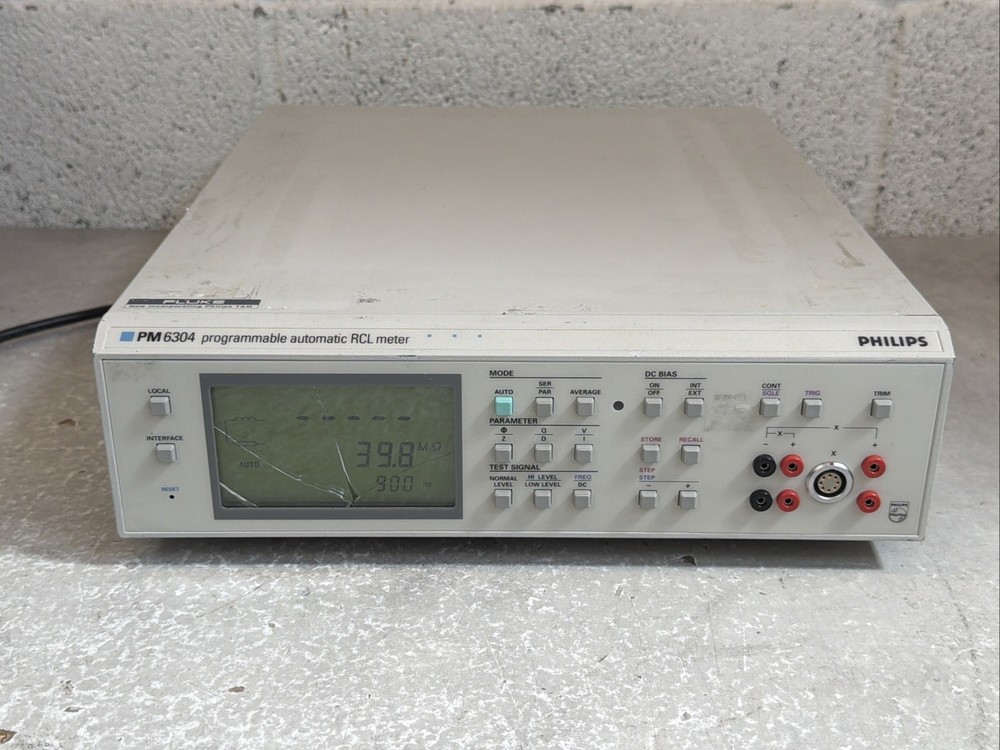 Philips Fluke PM6304 Programmable Automatic RCL Meter - Read Description