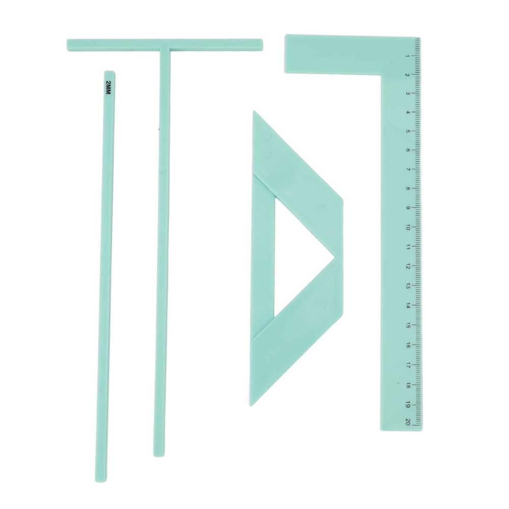 1-Comprehensive Book Binding Ruler Kit For Precise Scrapbook Crafting XEAP