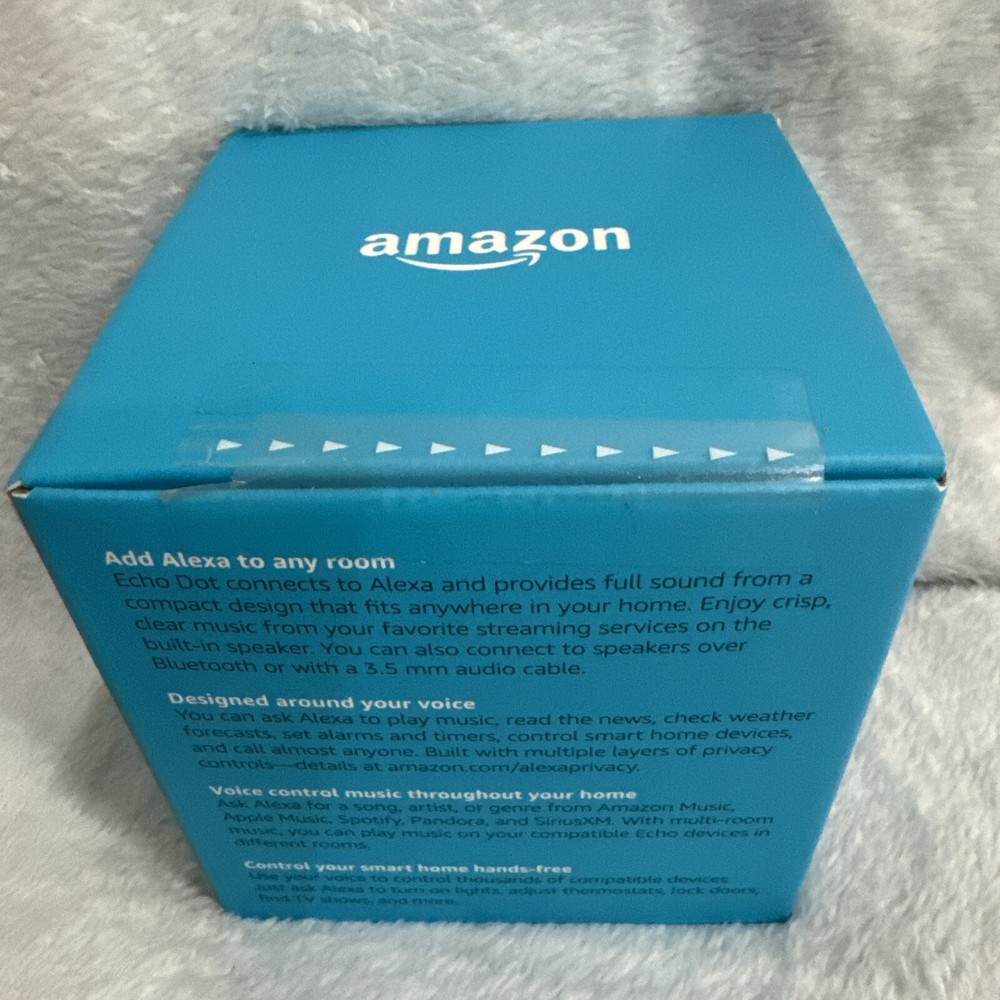 Echo Dot (3rd Gen) - Smart speaker with Alexa – Charcoal - Amazon Echo New