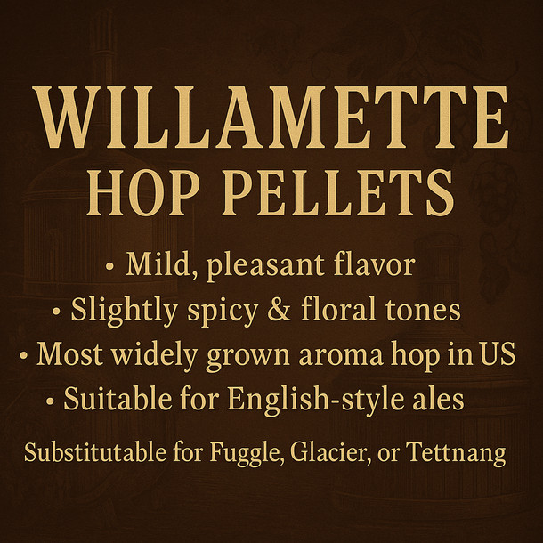 YCH Hops Willamette Hop Pellets 1 oz