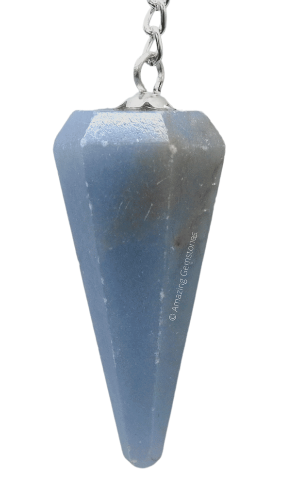 Angelite Dowsing Crystal Pendulum