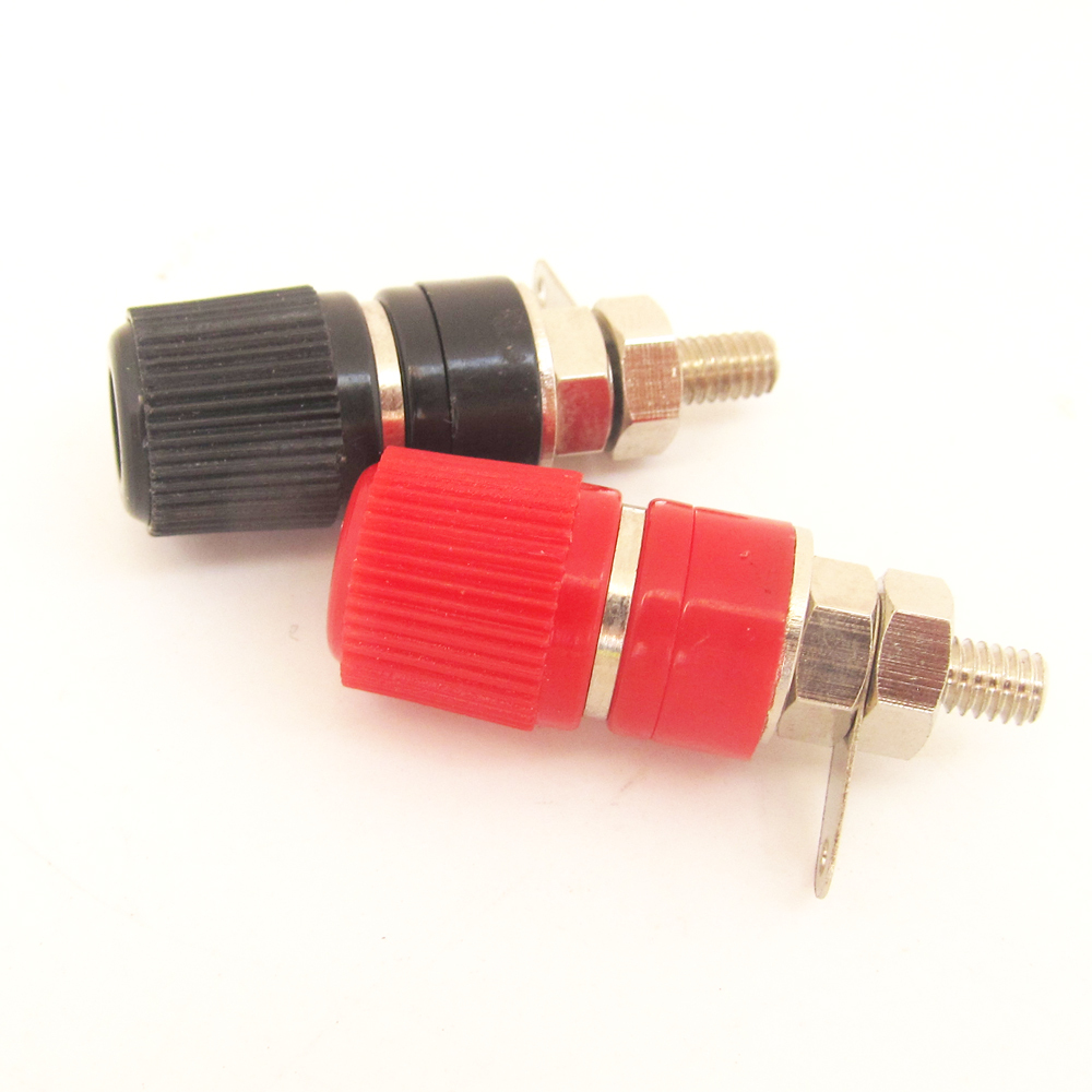 10pcs Brass Audio Speaker Terminal Socket Binding Post For 4mm Banana Plug