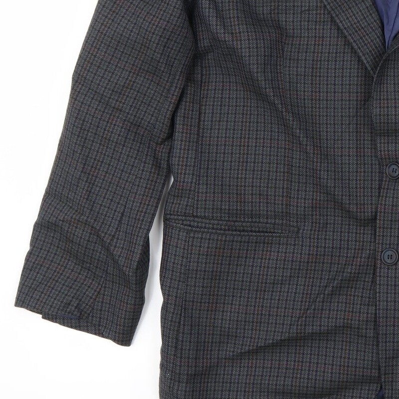 Debenhams Mens Grey Polyester Blend Jacket Blazer Size 42