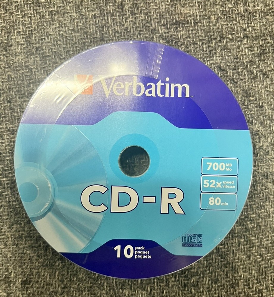 Verbatim CD-R Discs, 10 Pack
