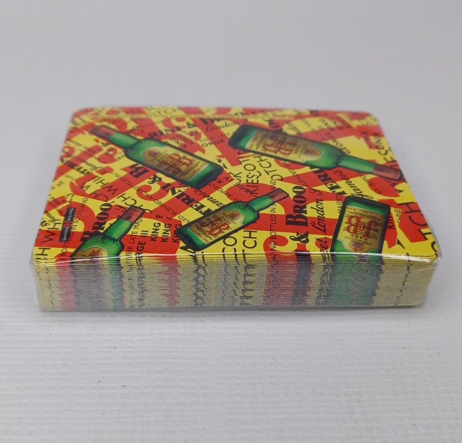 J & B Bottle Playing Cards Deck All Over Pattern New 2001