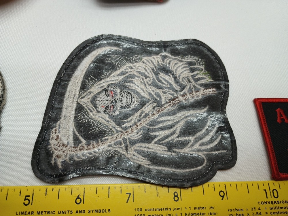 6 Sew On jacket vest patches