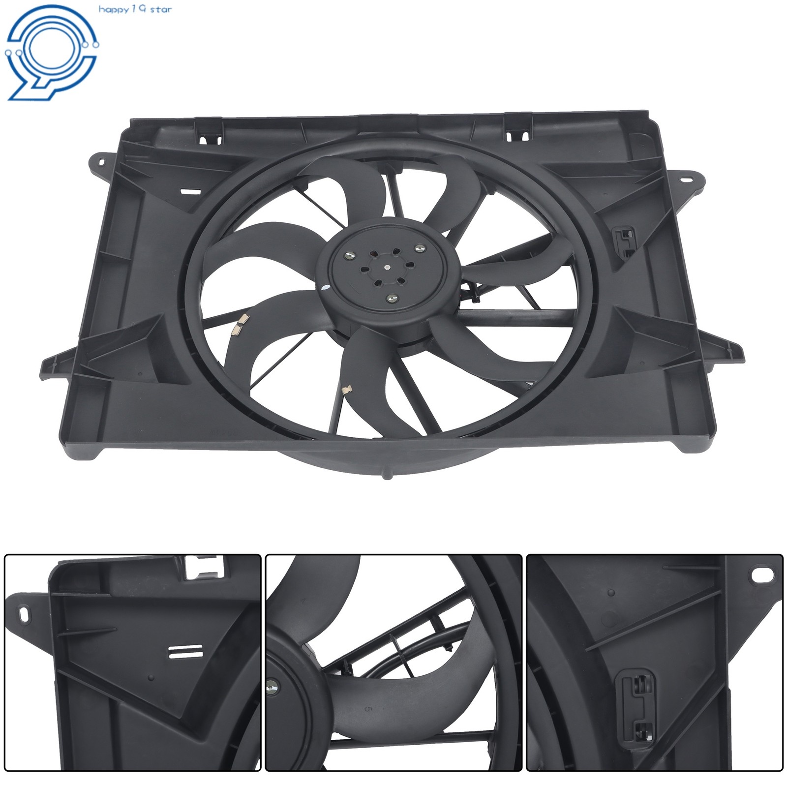 for Chrysler Pacifica Voyager 2017 2018 19-2022 Cooling Fan Assembly 68217321AC