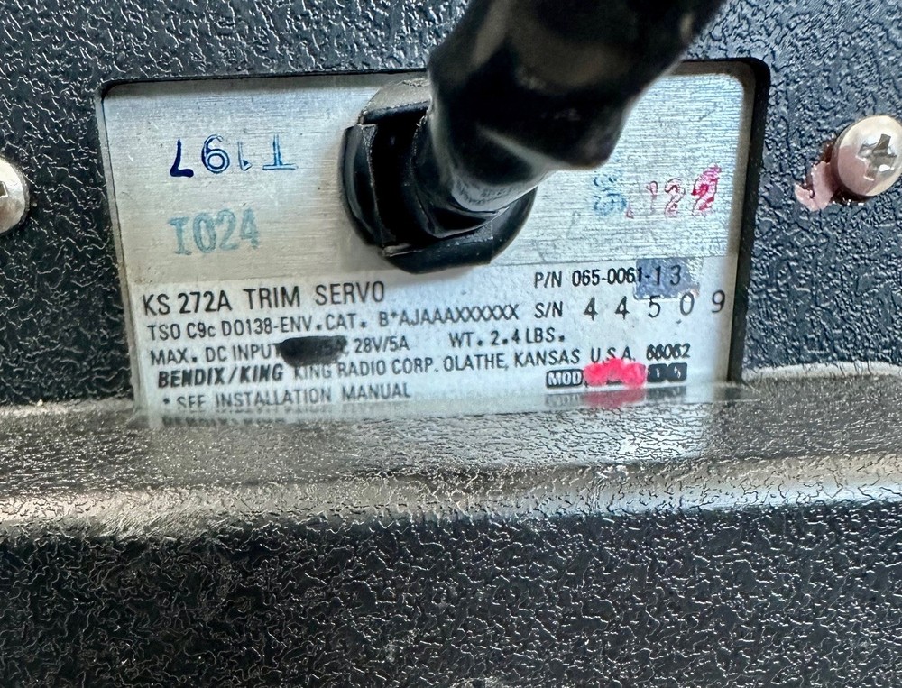 Bendix King KS272A Trim Servo