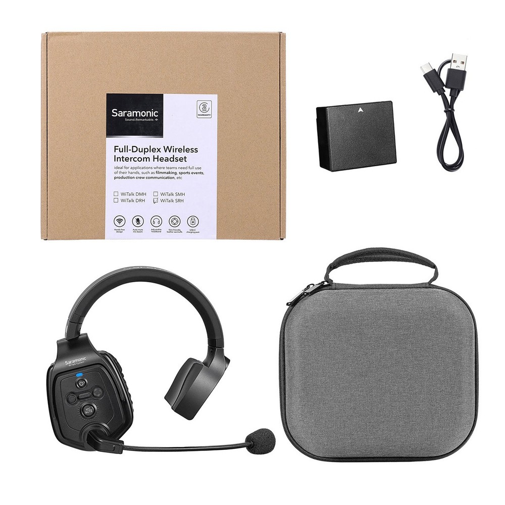 Saramonic WiTalk-SRH Full-Duplex Wireless Intercom Single-Ear Remote Headset for