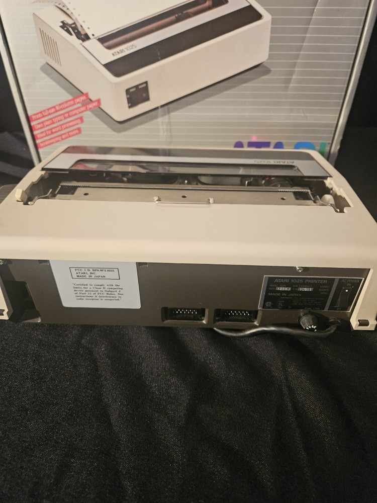 Atari 1025 Printer and Box - Tested Powers On READ