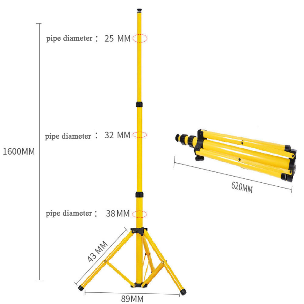 Outdoor Mobile Bracket Solar Projection Light Waterproof Bracket (1.6m Bracket)