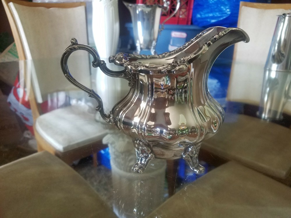 Gorham YC1604 Silver Plate Footed Creamer