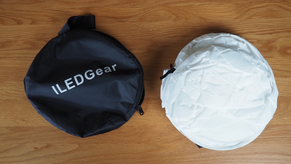 iLEDGear 24 x 36 Folding Space Light Diffuser for LED Video Lights (Barely Used)