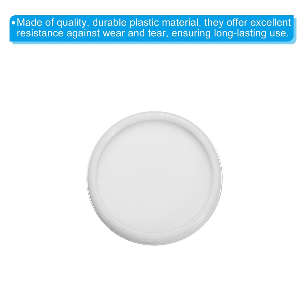 24mm Book Binding Discs 33pcs Discbound Expansion Discs Round, White