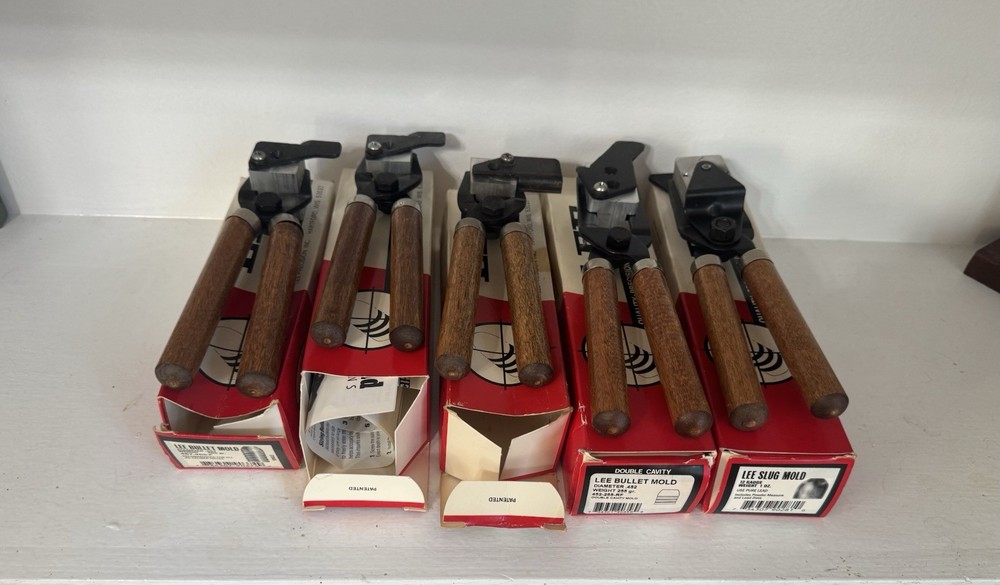 Lee Reloading dies, molds, and hand press