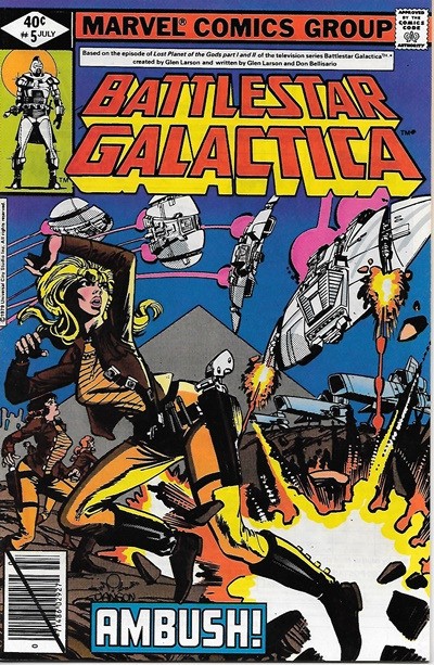 Battlestar Galactica Comic Book #5 Marvel Comics 1979 VERY FINE-