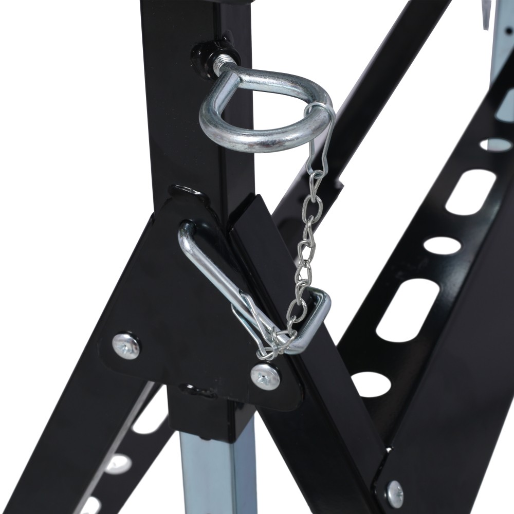 Adjustable Welding Table 30"x20", Folding, 400lb Capacity, Wheels