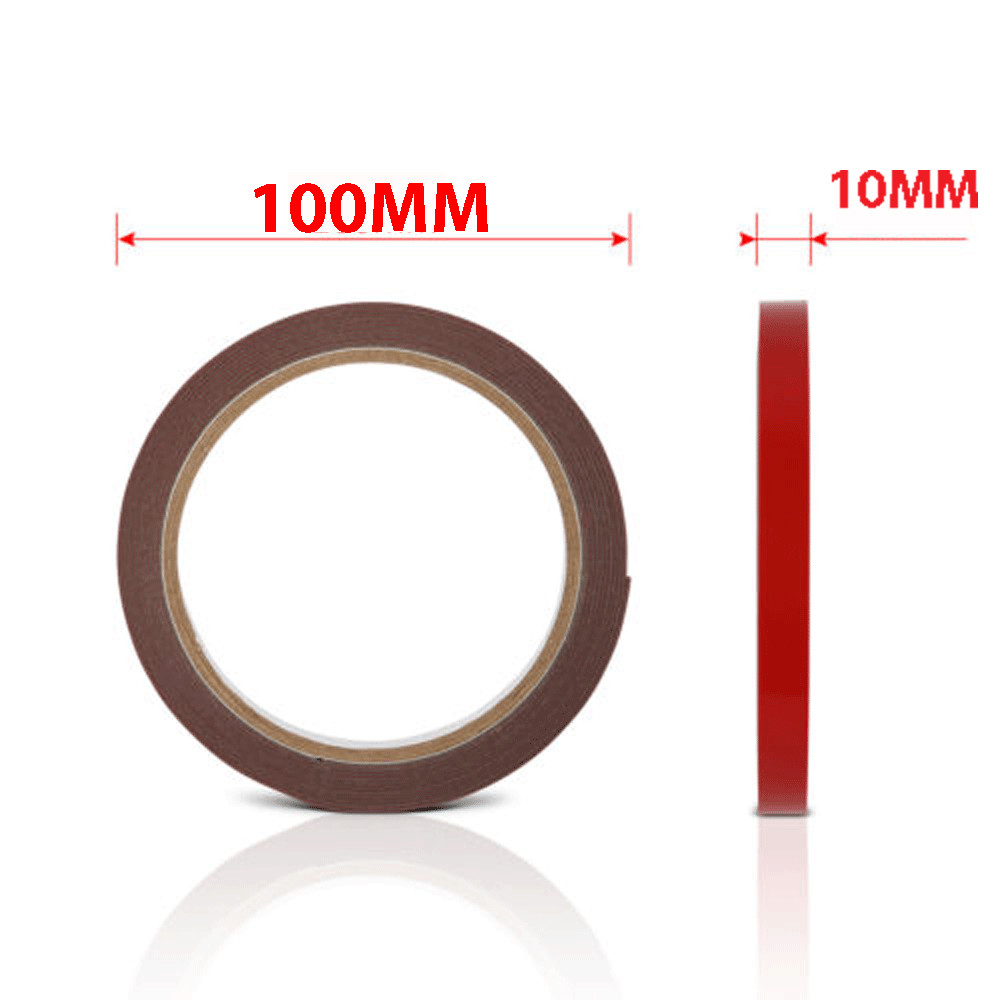 400 Auto Tape Acrylic Foam Double Sided Back Car Mounting Adhesive 3m x10mm 10ft