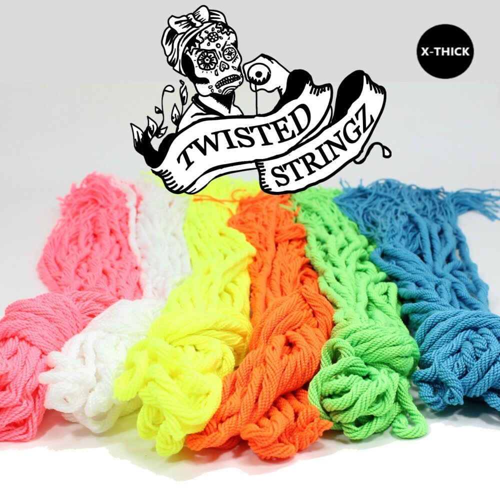 Twisted Stringz Yo-Yo Strings - Polyester - Extra Thick YoYo String - 100 Pack