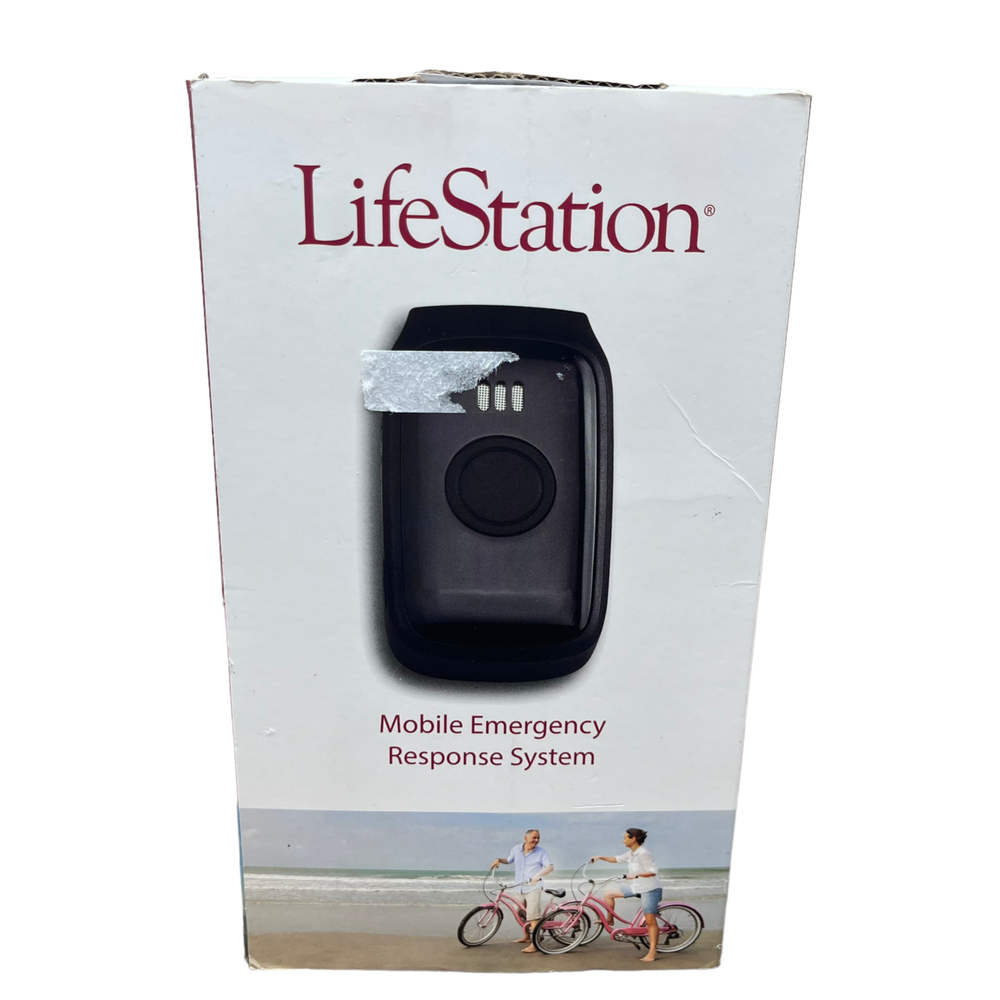 LifeStation Mobile Life Saving Emergency Button Model Gray Two W/ Charger