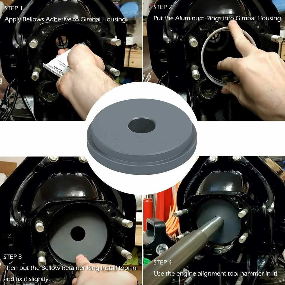 Mercruiser Alpha One Gen Two & Bravo Bellow Retainer Ring Install, Driver tool