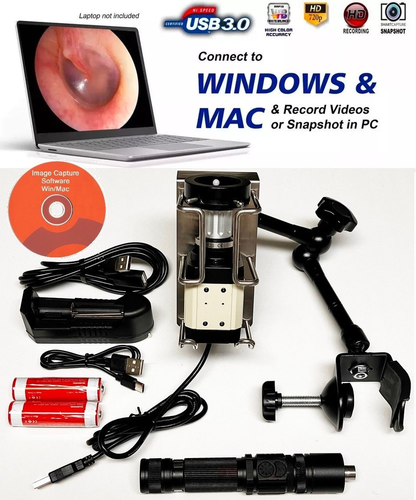 Rigid Endoscope Endoscopy for R. Wolf HD USB Camera+Coupler+Light Source+Mount