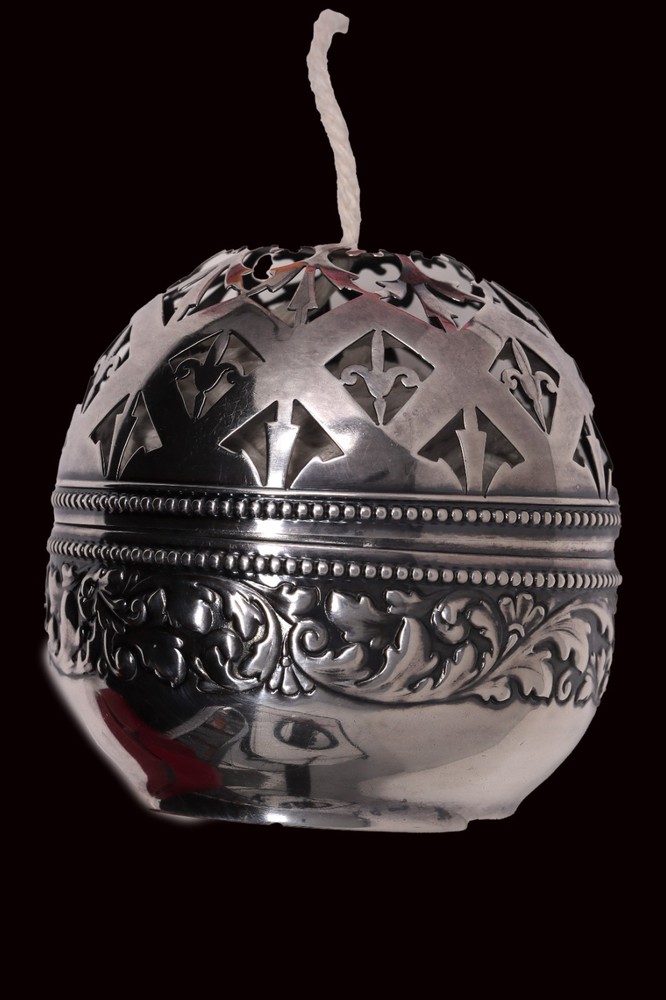 Antique Gorham Sterling Silver Reticulated String or Thread Holder.