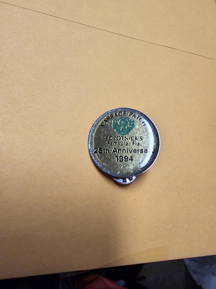 Cabbage Patch Sopotnick's 25th Anniversary 1994 Hat Pin