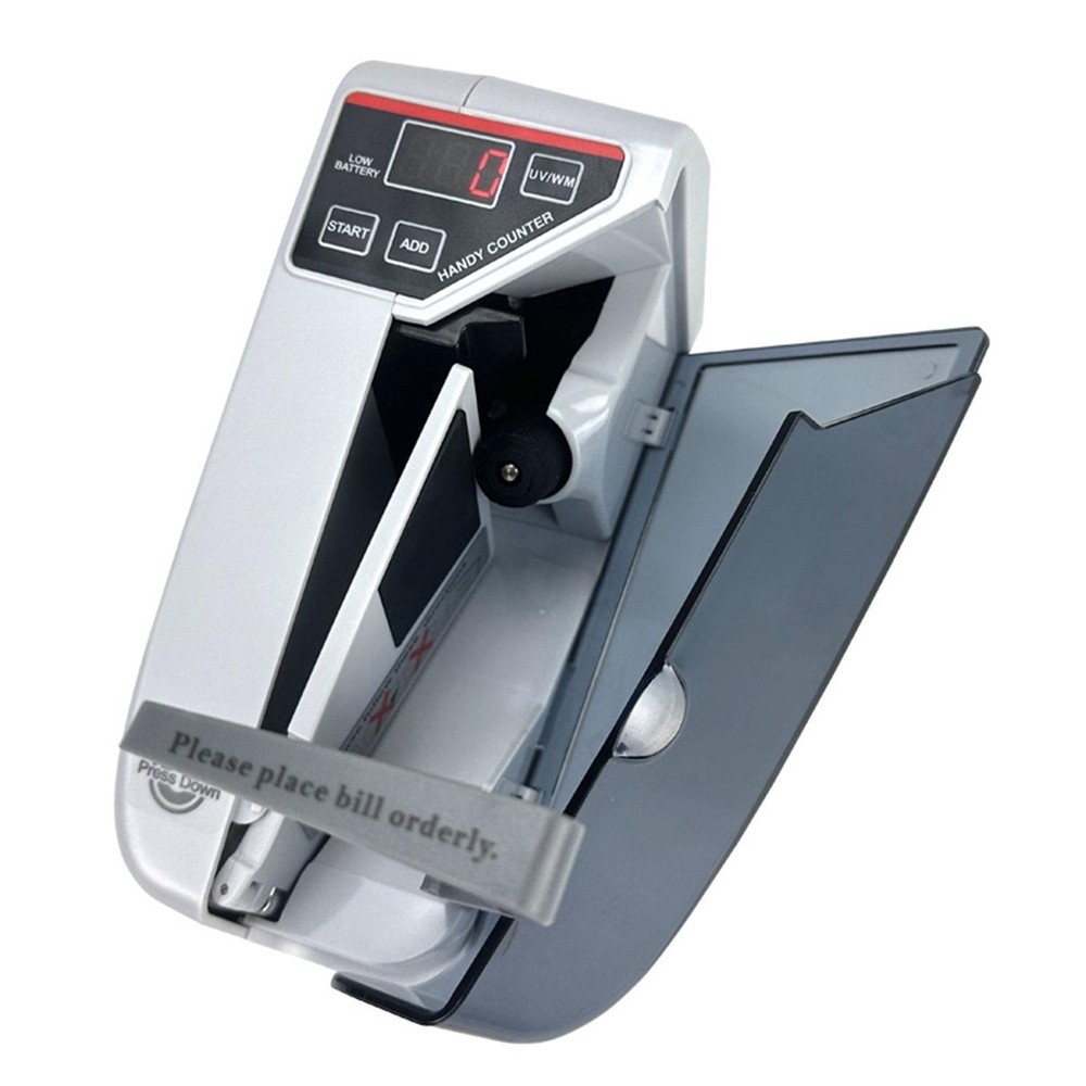 Money Counter Machine Handheld with Protective Case Value Count Multicurrency