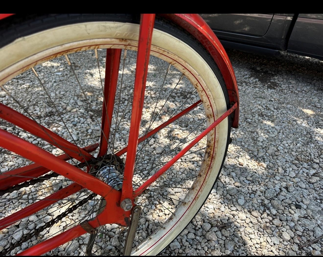 original prewar 1941 Sears Elgin Bicycle Floating front hub