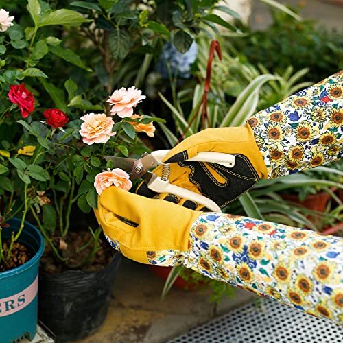 Gardening Thorn Proof Long Gloves Rose Cactus Pruning Work Gloves