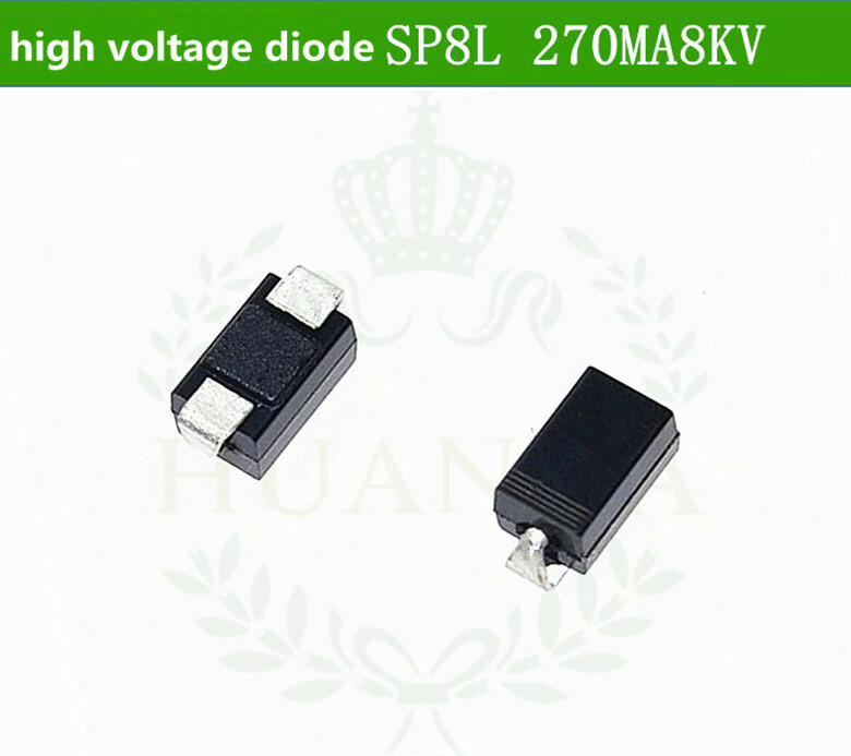 2pcs SP8L Patch High Voltage Diode 270mA8kV High Voltage Silicon Stack 75nS