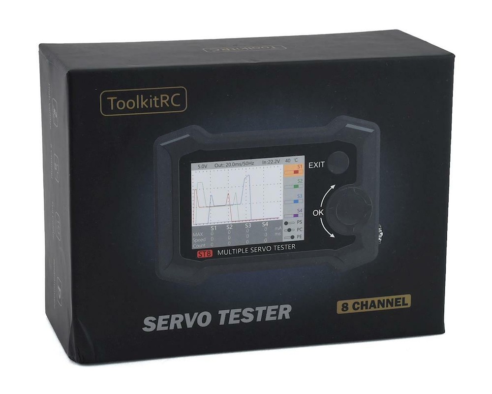 ToolkitRC ST8 Advanced Multi-Servo Tester [TLK-ST8]