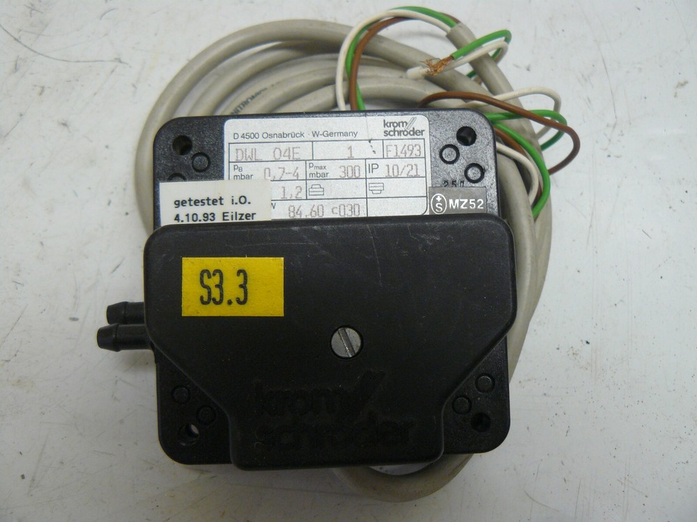 KromSchroder DWL 04E pressure switch
