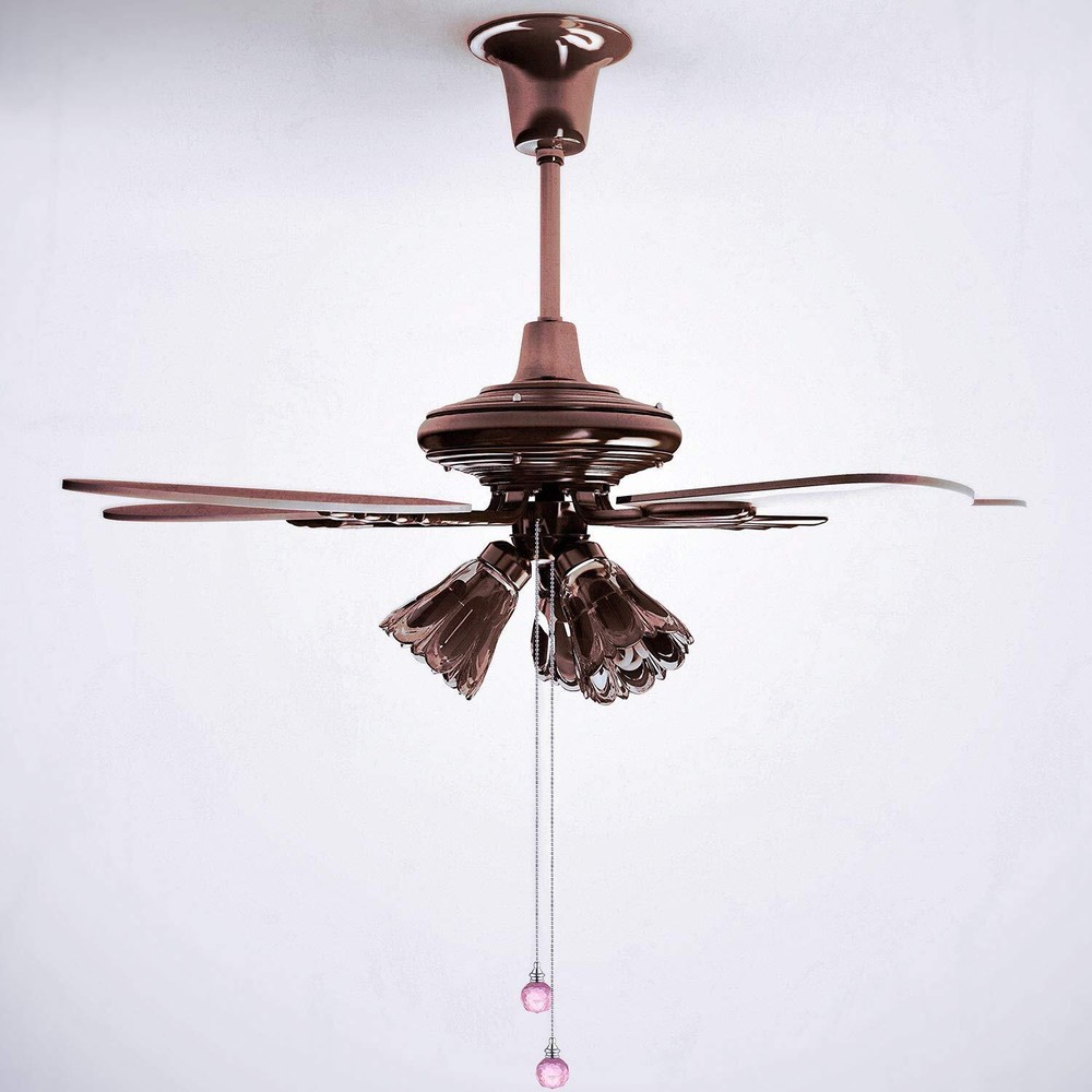 2 Pcs Spherical Crystal Pull Chain Extension 1 Meter Each Pink