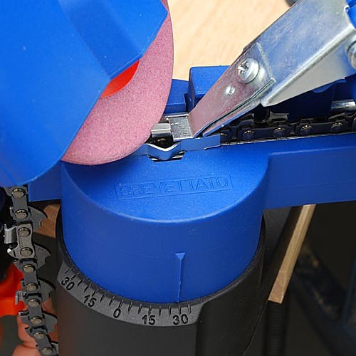 High-Speed Chainsaw Sharpener Chain Grinder Mountable Sharpener for Chains, Blue