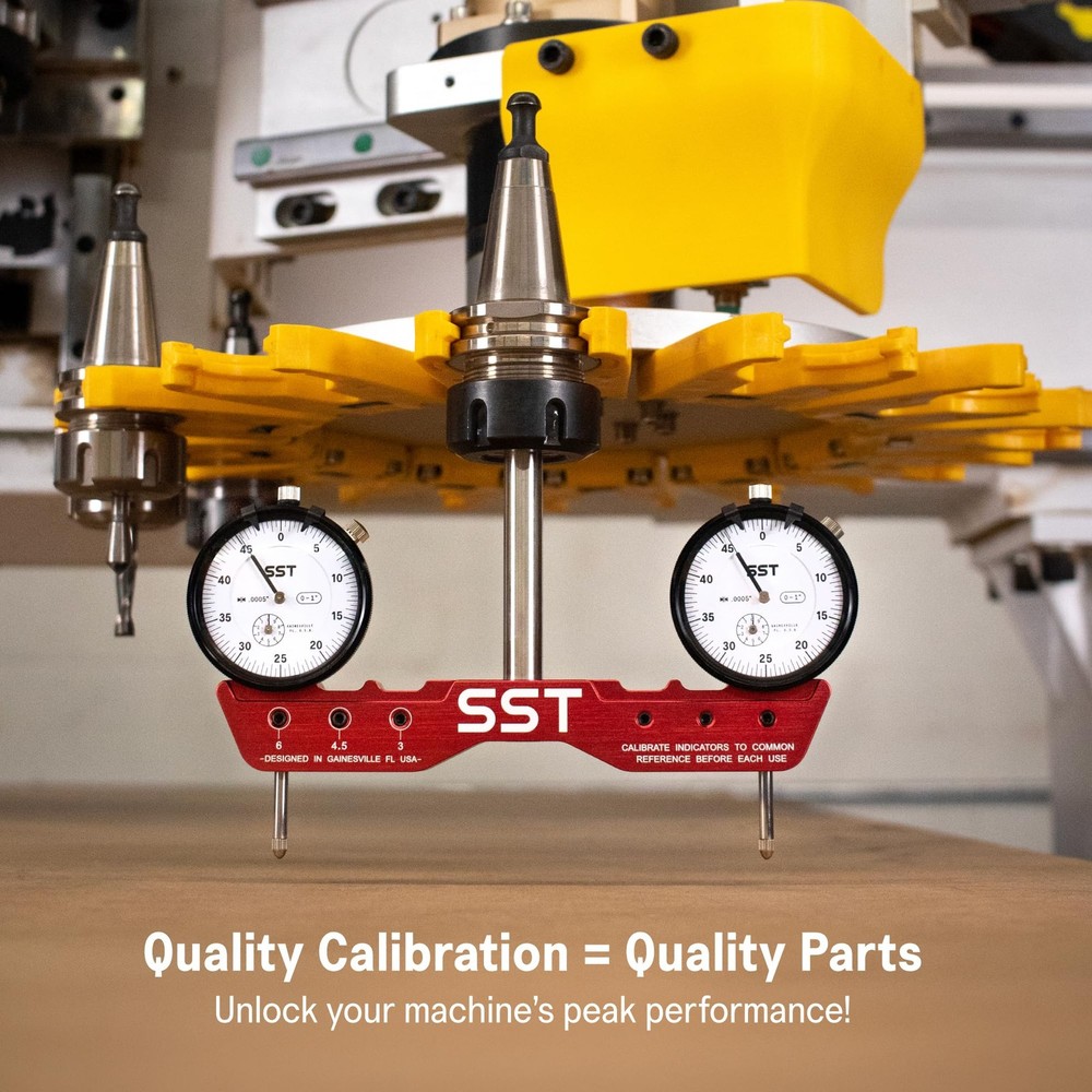 SST - Regular Mill & Lathe Tramming System - Tram, Align, & Square 1/2" Shank