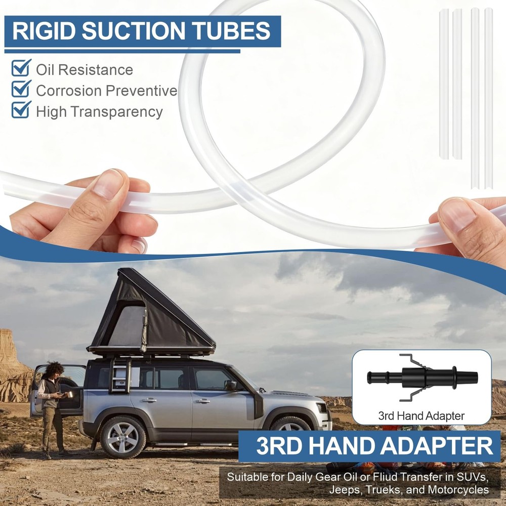 2 Pack Fluid Pump, Pump for Standard Quart Bottles，10cc Per 10CC-2Pack