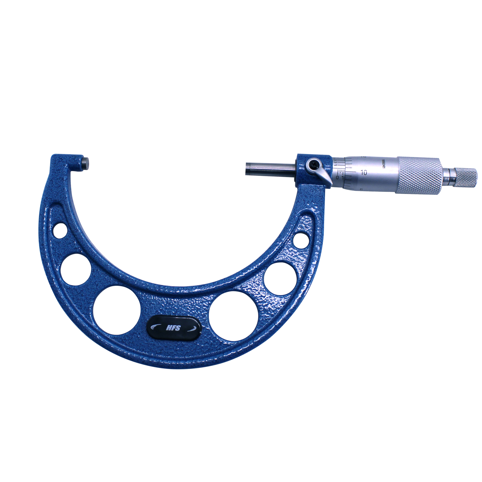 HFS(R) 3-4"x0.0001" Solid Metal Frame Outside Micrometer(Plastic Case)