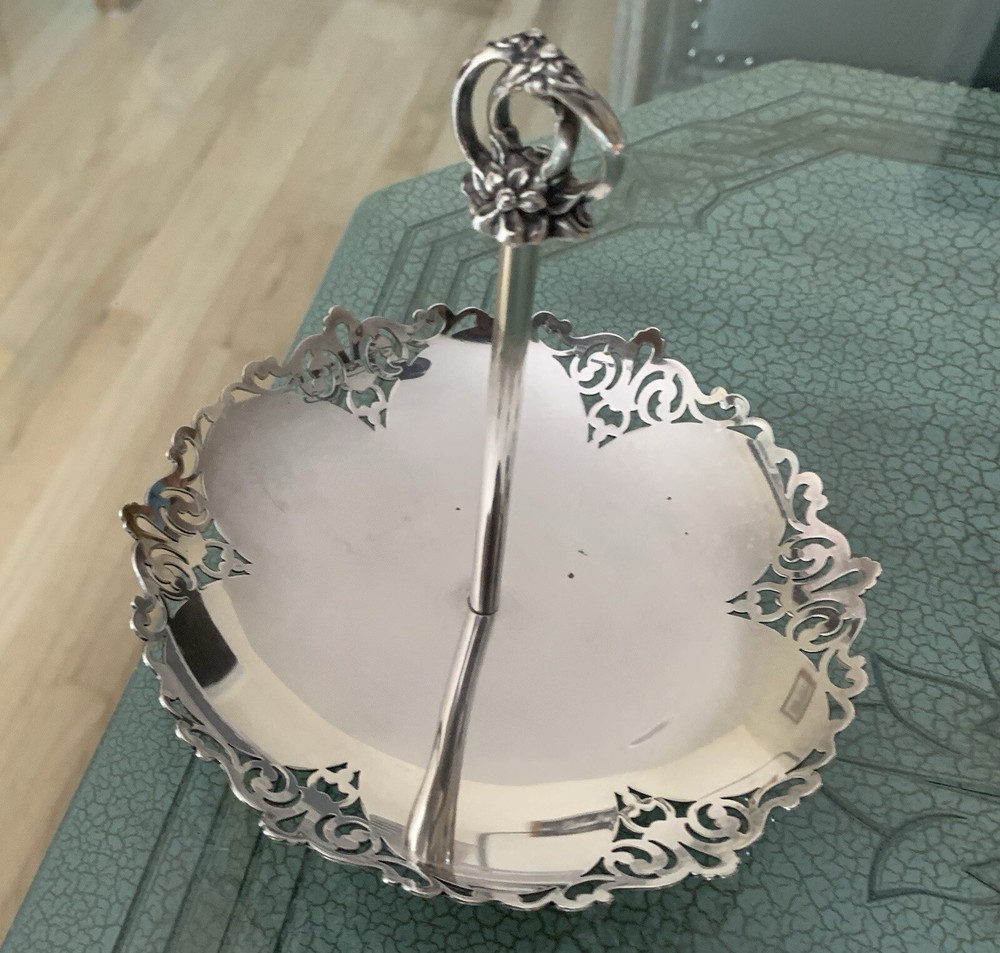 Vintage Silver Candy/ Cookie Server