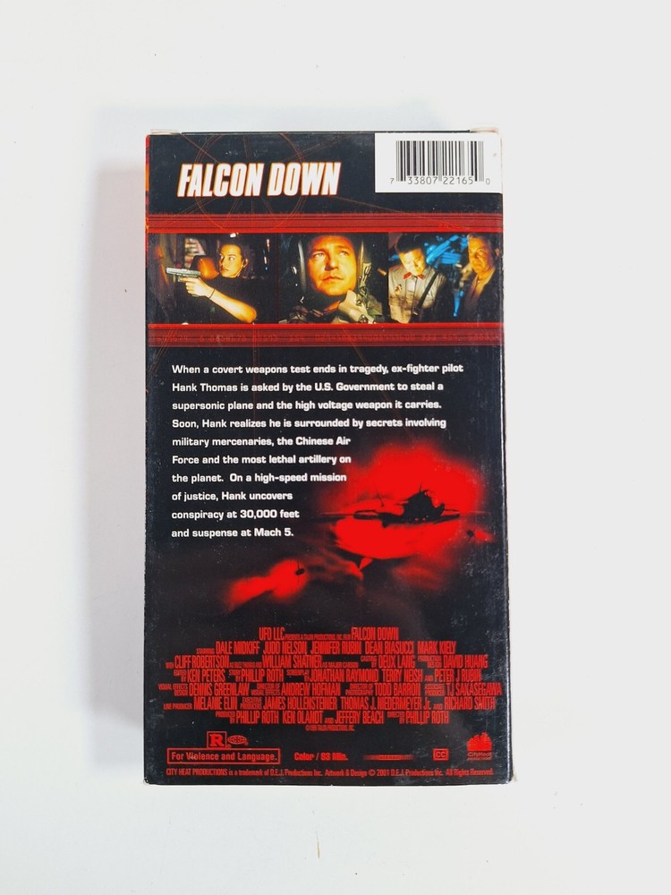 Falcon Down (VHS, 2001) Blockbuster