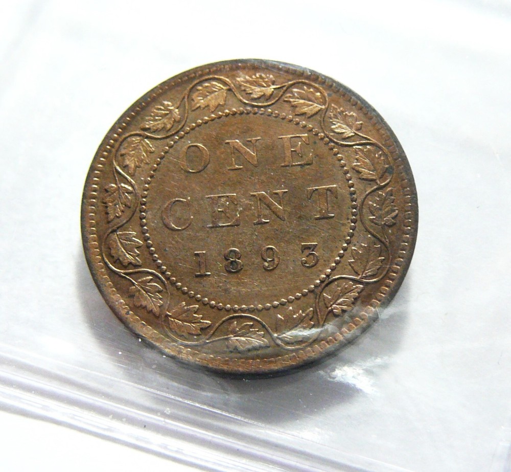 1893 1c ICCS AU 55 Canada Cent