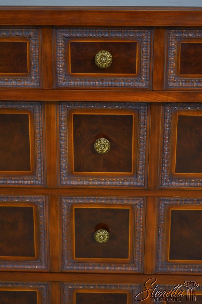 61039: CG CAPELLETTI Italian Classical Large Walnut Sideboard