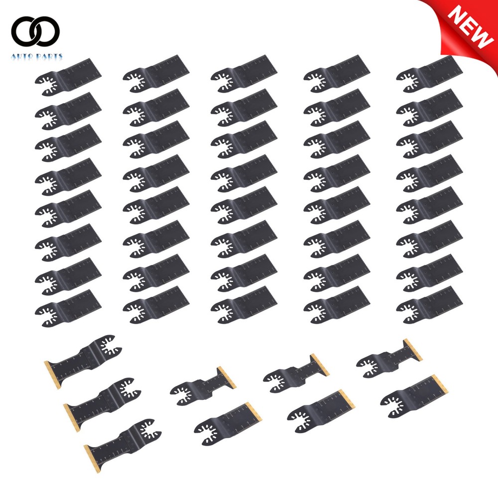 For Metal Wood Cutting 4Type Universal Oscillating Tool Multitool Blades 49Pcs